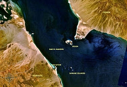 The Straits of Bab el Mandeb (between Africa and Arabia) = "The Heracles columns"