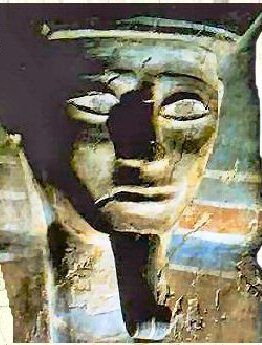 Young Kamose on his coffin